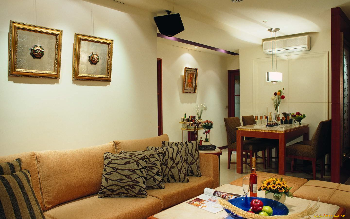 интерьер, гостиная