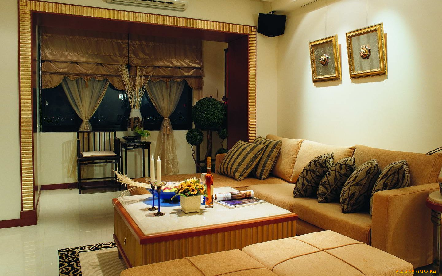 интерьер, гостиная