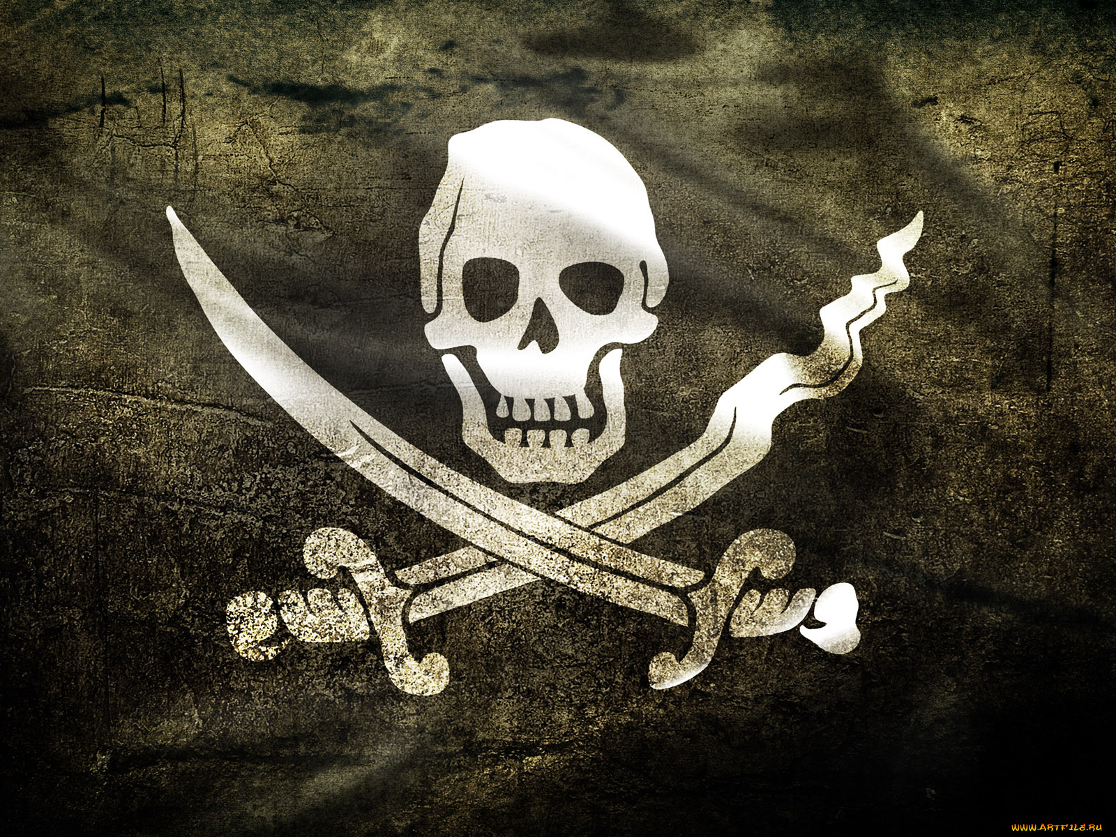 весёлый, роджер, рисованные, другое