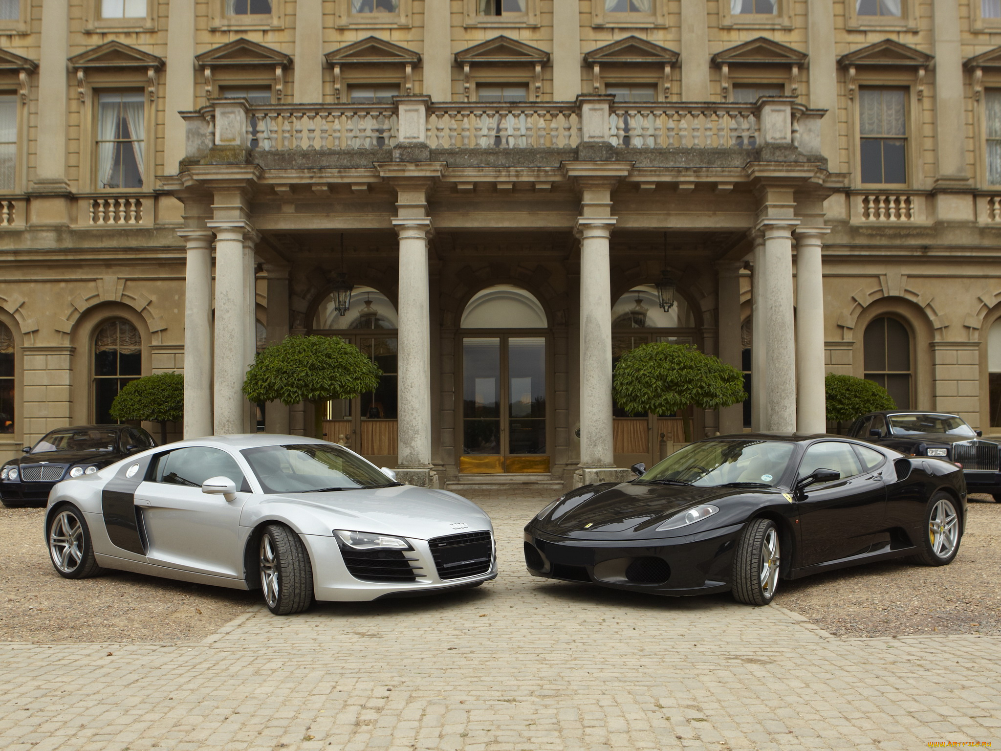 автомобили, разные, вместе