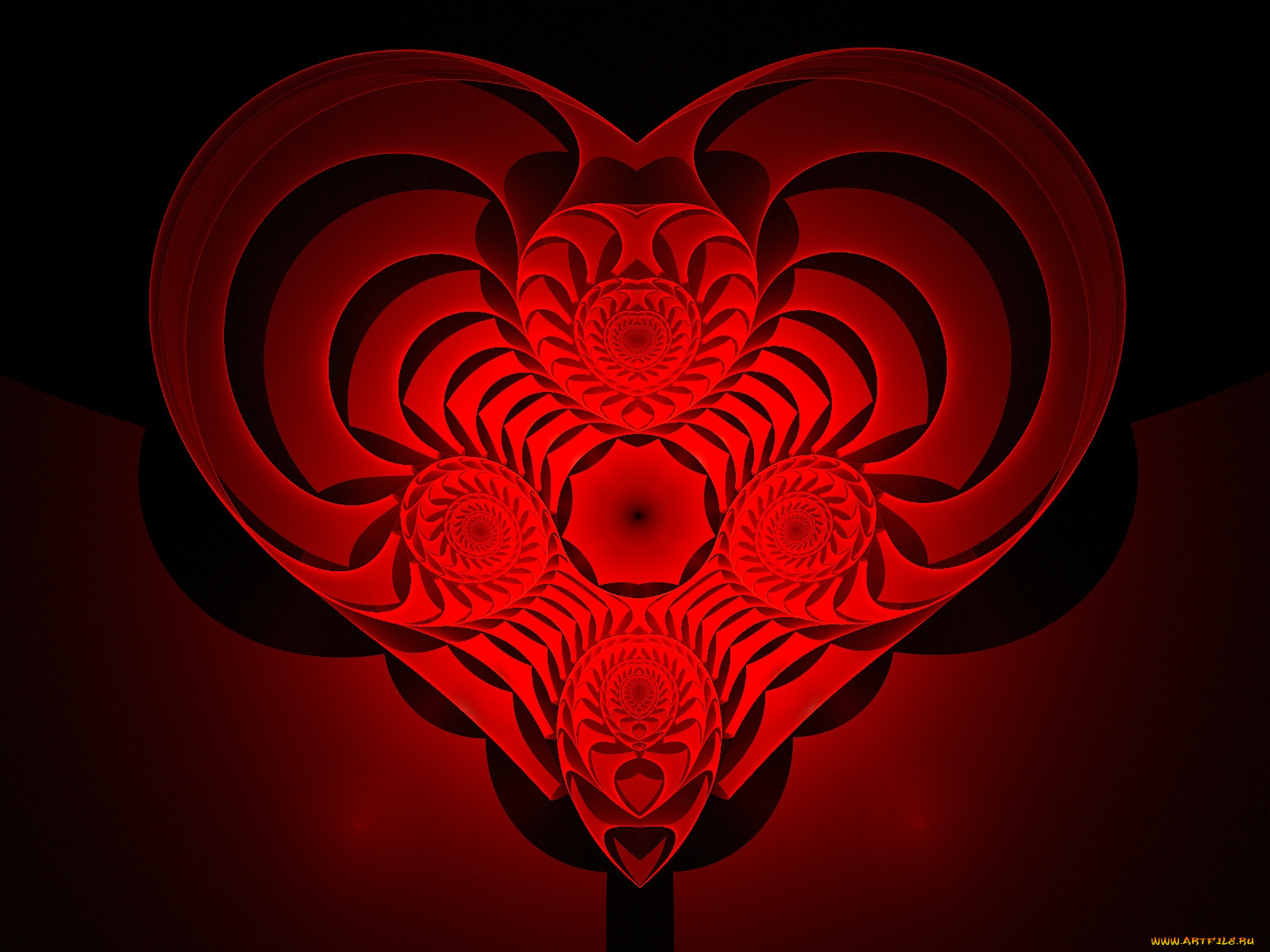 3д, графика, fractal, фракталы, фон, цвета, узор