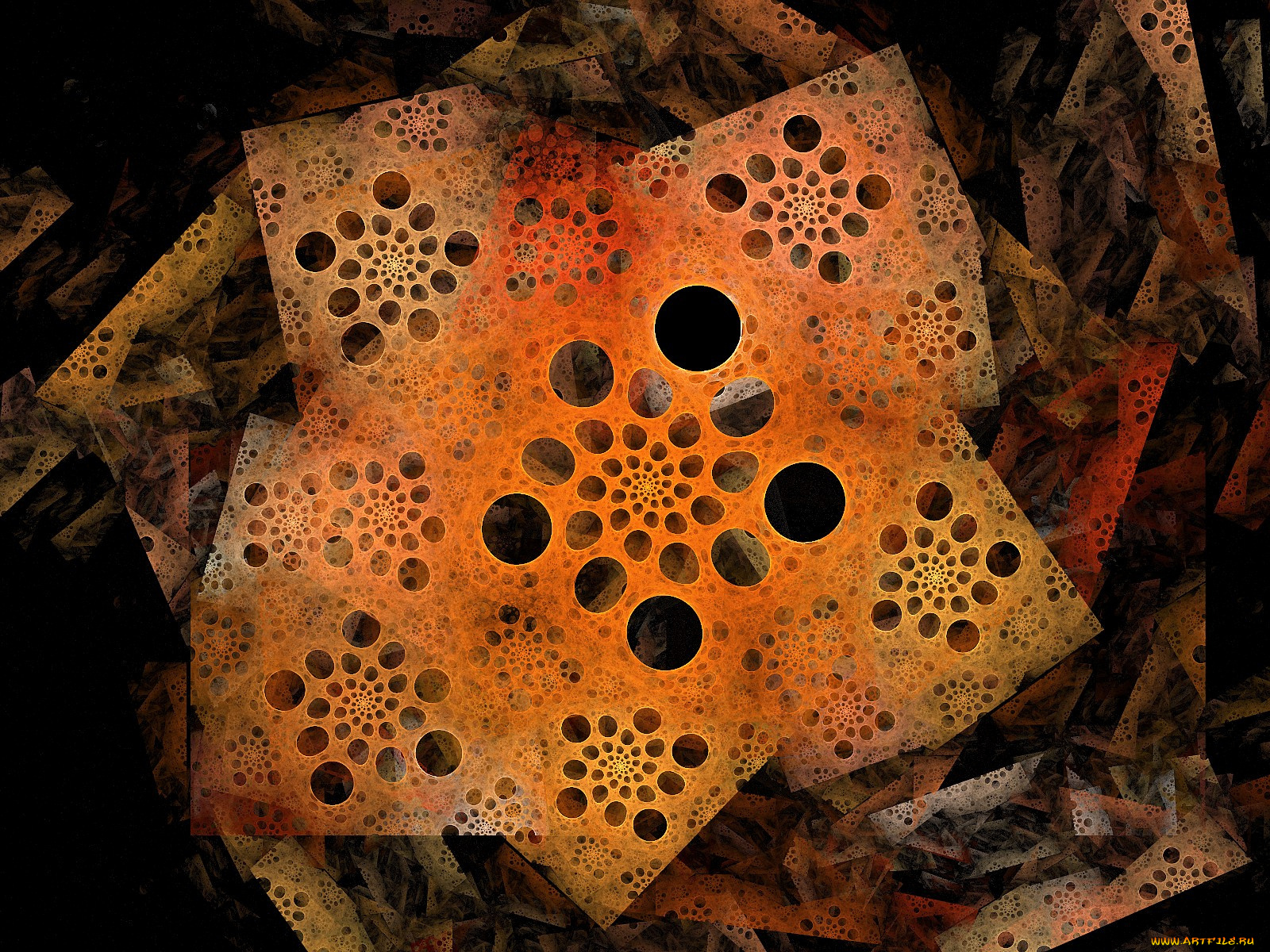 3д, графика, fractal, фракталы, фон, цвета, узор