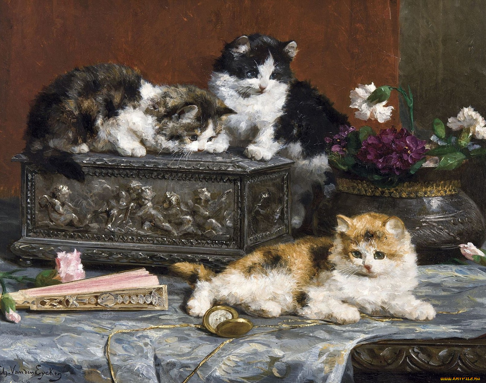 charles, van, den, eycken, рисованные