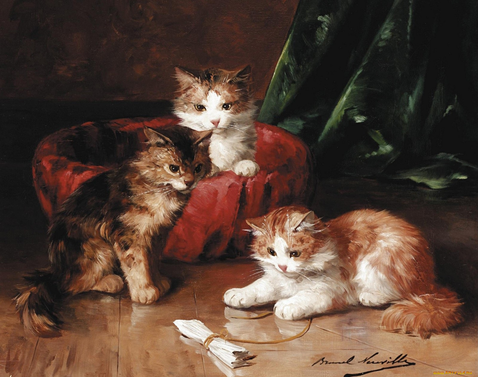 рисованные, alfred, brunel, de, neuville