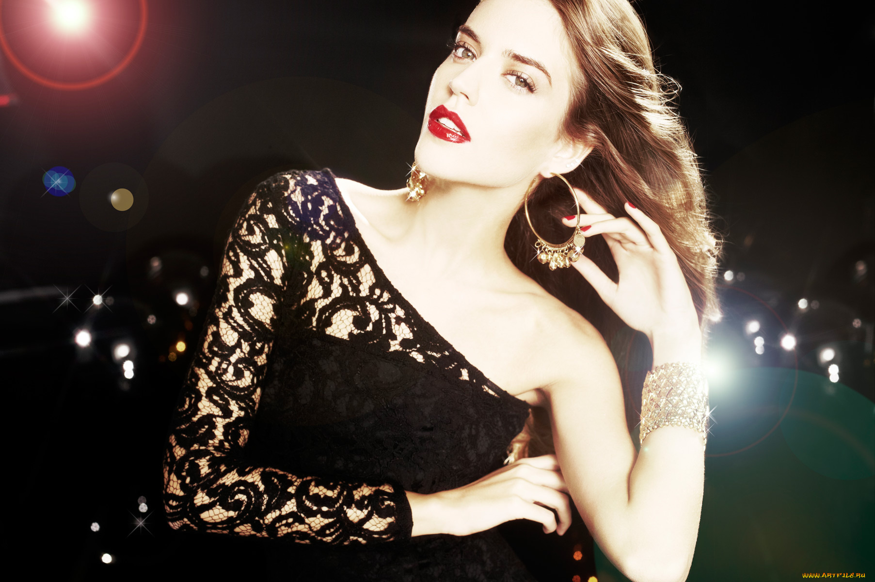 Clara, Alonso, девушки, серьги