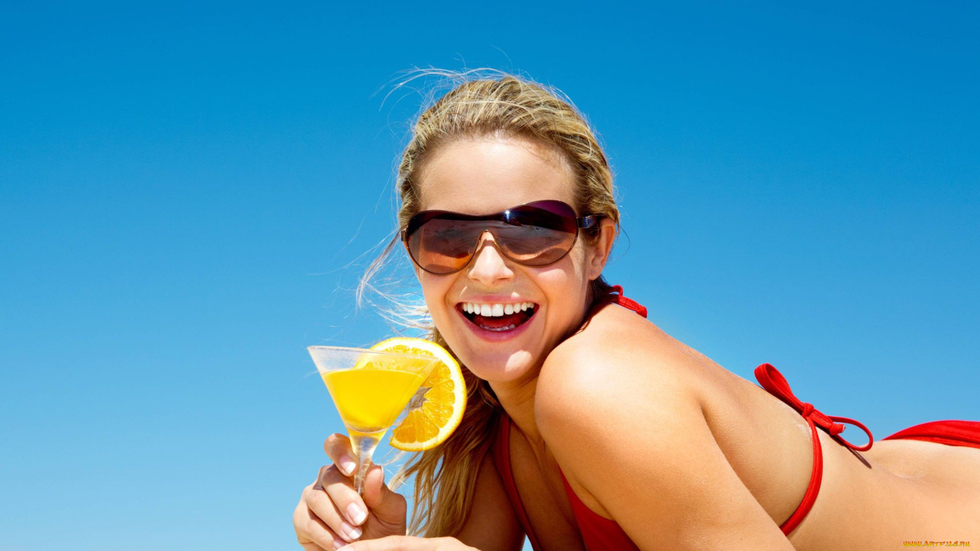 -Unsort, Блондинки, девушки, unsort, блондинки, очки, коктейль