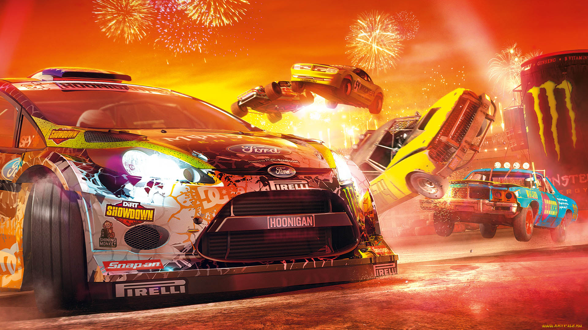 dirt, showdown, видео, игры, автогонки