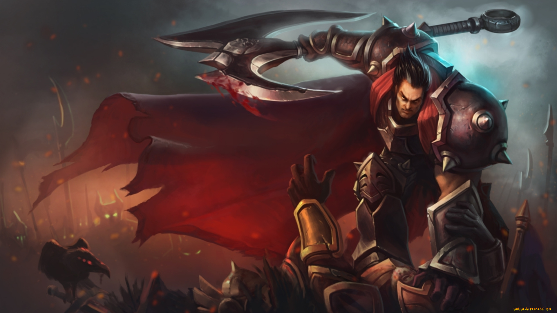 league, of, legends, видео, игры, darius, the, hand, noxus