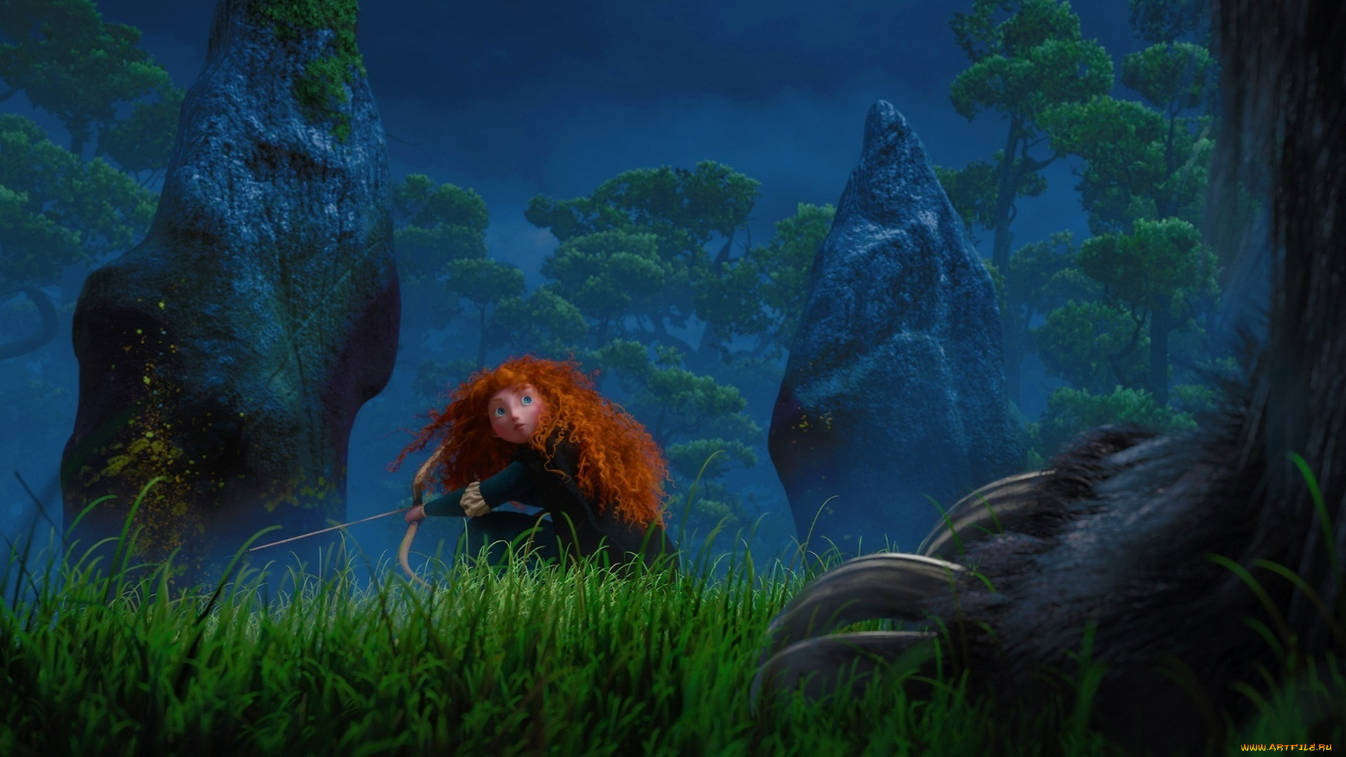 мультфильмы, brave, храбрая, сердцем