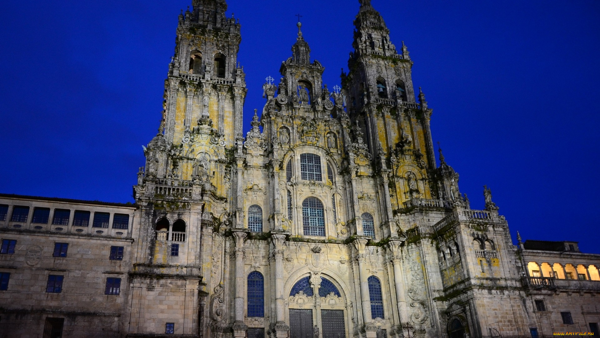 собор, сантьяго, де, компостела, испания, города, католические, соборы, костелы, аббатства