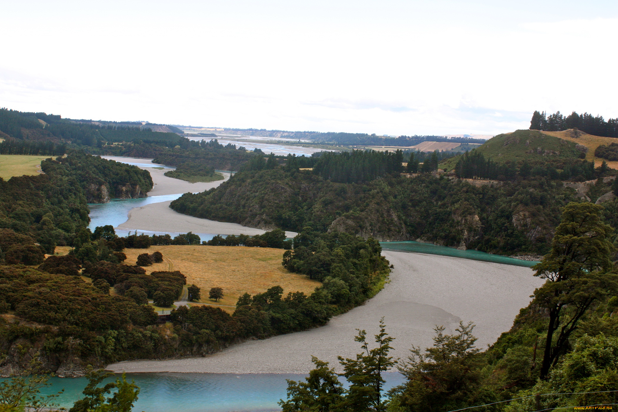 природа, реки, озера, christchurch, new, zealand, r, , avon