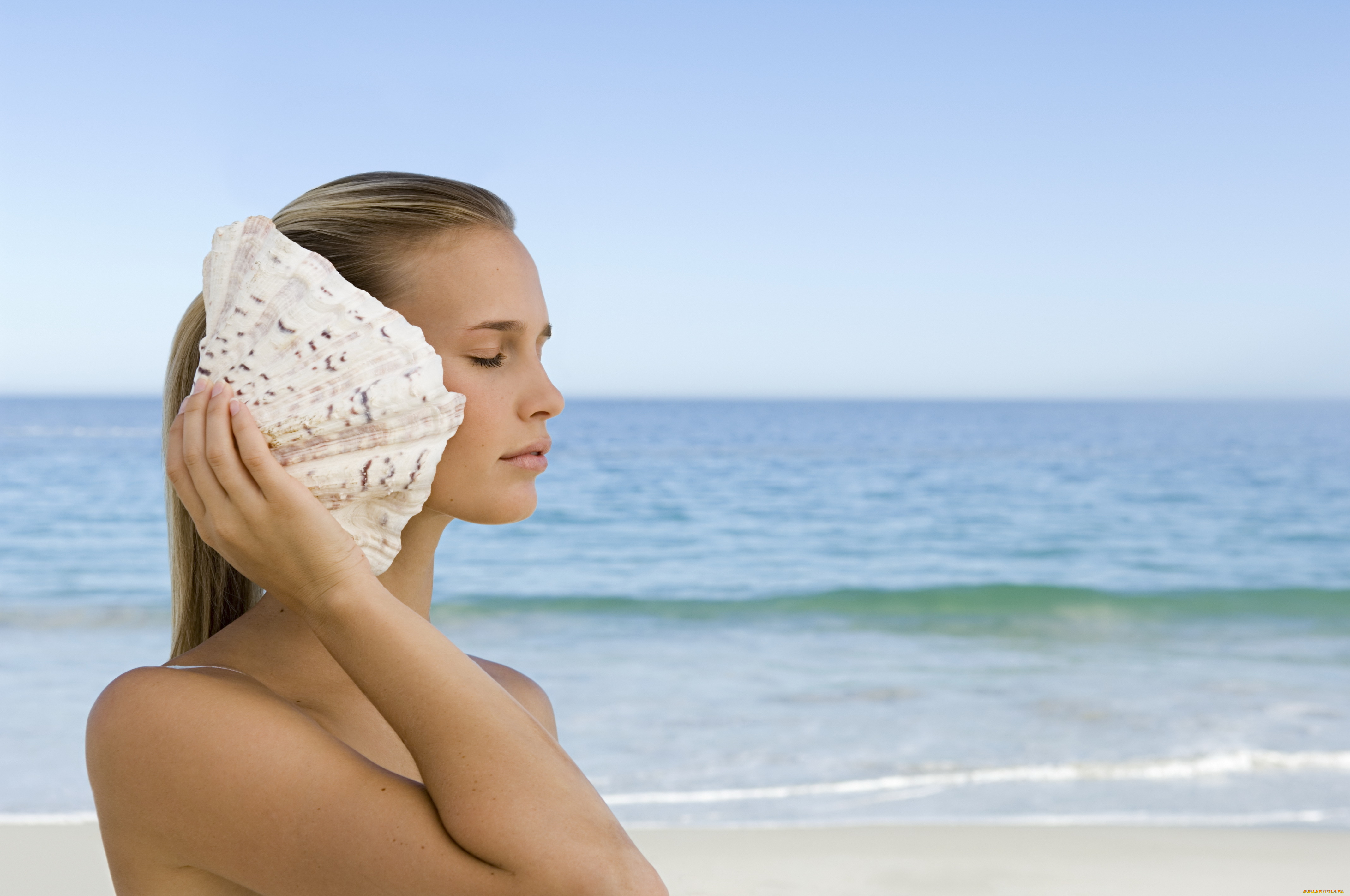 -Unsort, Блондинки, девушки, unsort, блондинки, океан, ракушка