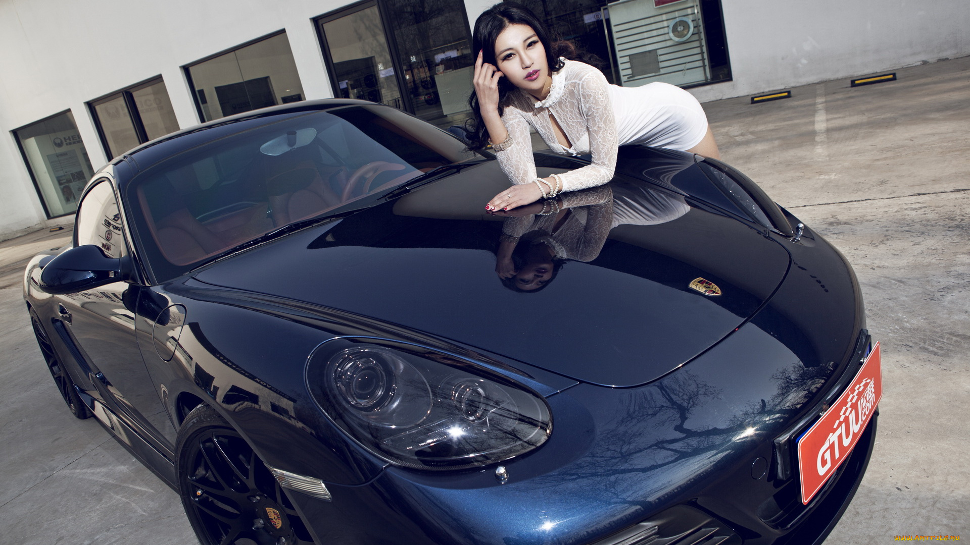 автомобили, авто, девушками, 911, азиатка, porsche, девушка