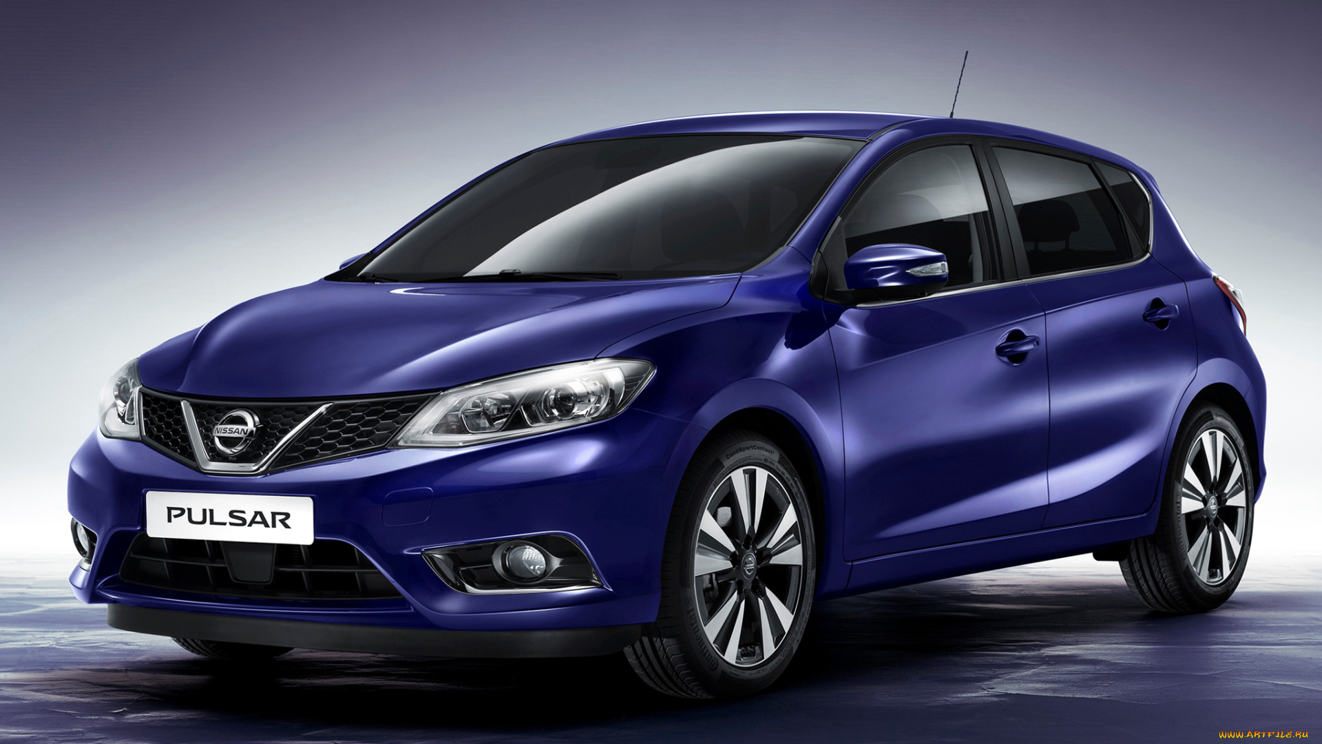 автомобили, nissan, datsun, 2014г, pulsar, синий