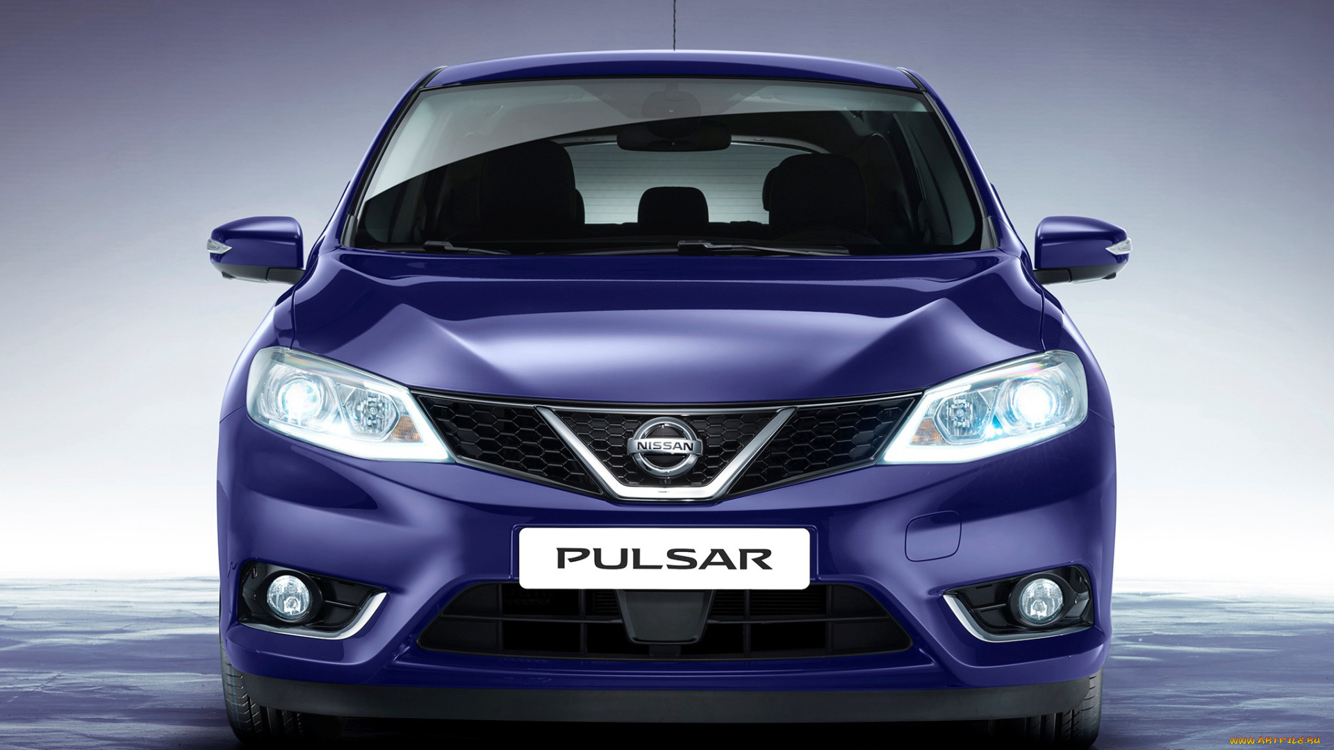 автомобили, nissan, datsun, синий, pulsar, 2014г
