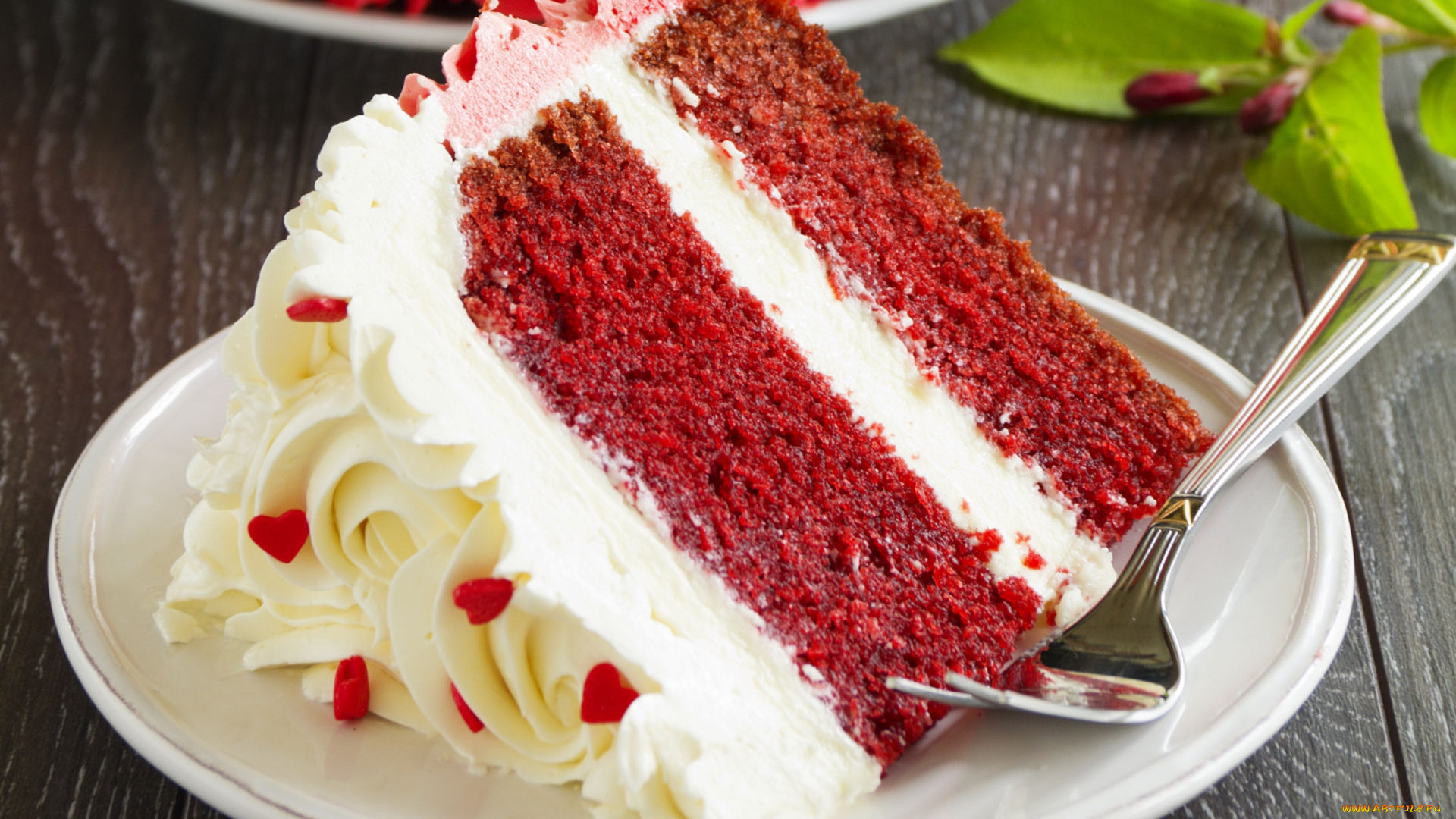 еда, торты, кусок, крем