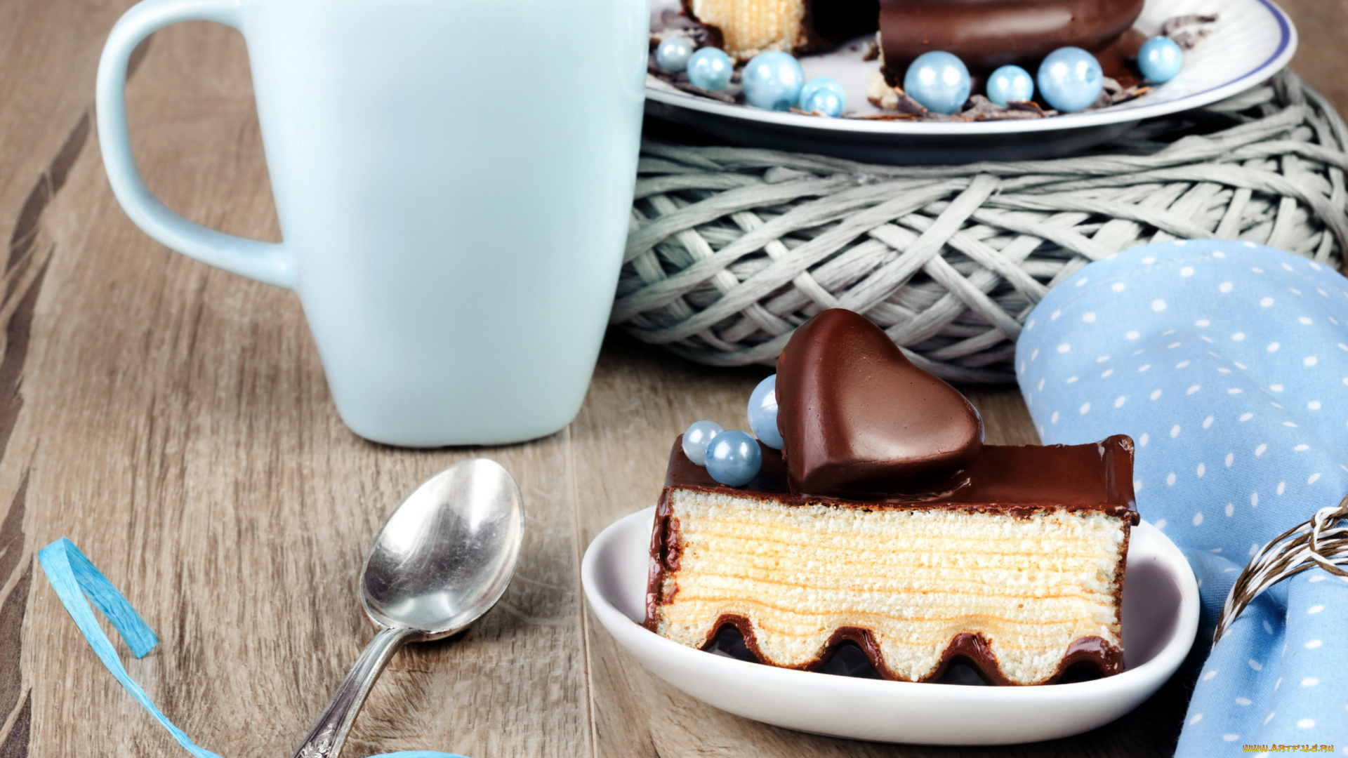 еда, торты, салфетка, ложка