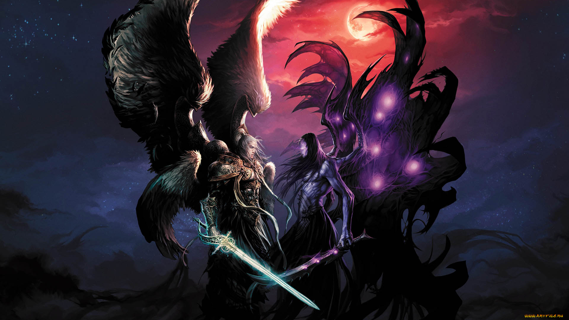 might, &, magic, , duel, of, champions, видео, игры, might, and, magic, duel, of, champions, ангел, демон, мечи, противостояние