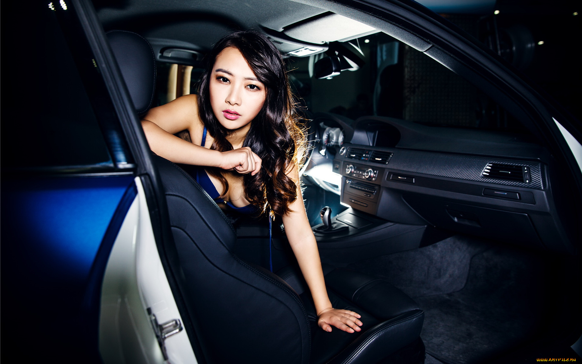 автомобили, авто, с, девушками, девушка, автомобиль, азиатка