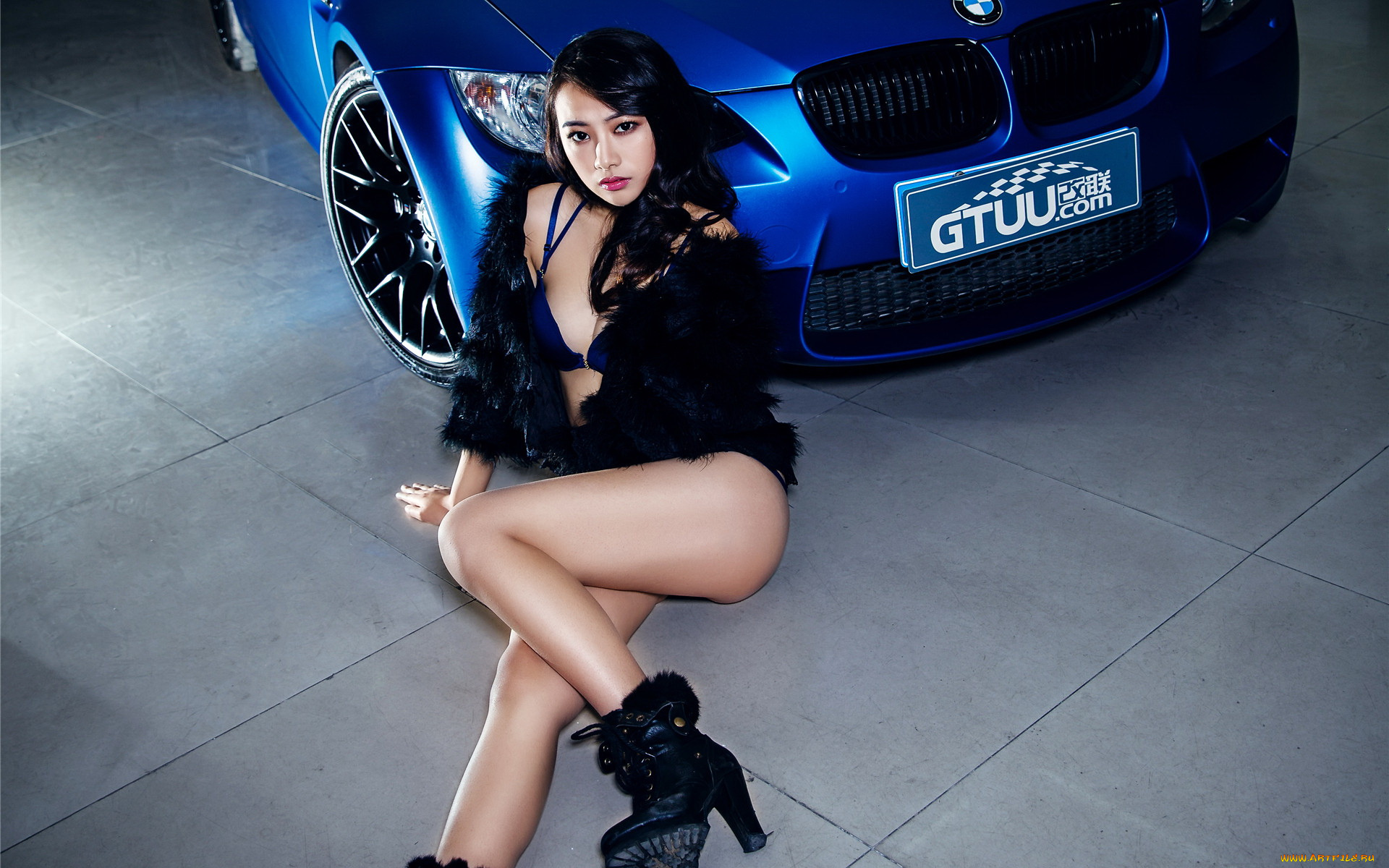 автомобили, авто, с, девушками, девушка, автомобиль, азиатка