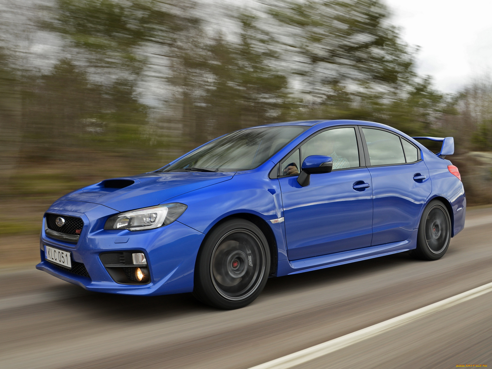 автомобили, subaru, wrx, sti, 2014, синий