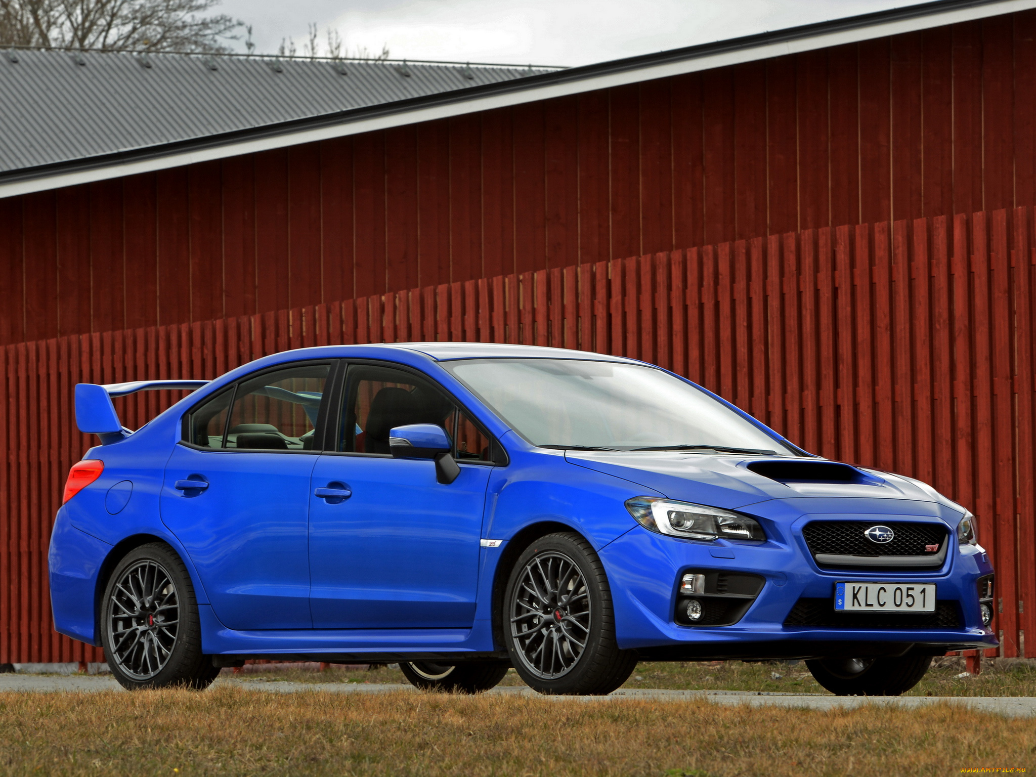 автомобили, subaru, wrx, sti, 2014, синий