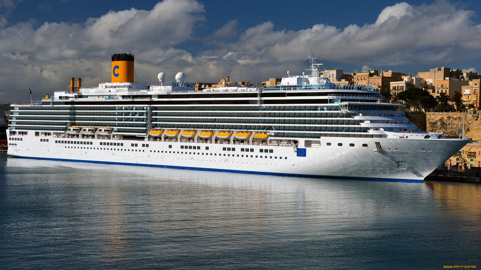 costa, deliziosa, корабли, лайнеры, лайнер, круизный