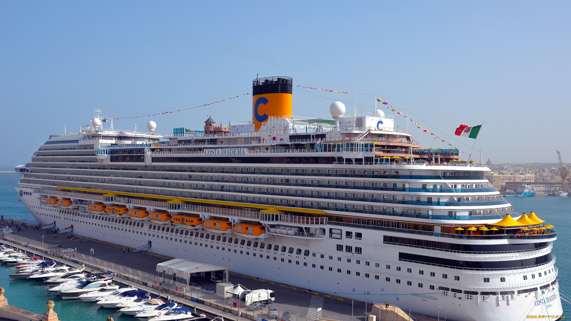 costa, diadema, корабли, лайнеры, лайнер, круизный