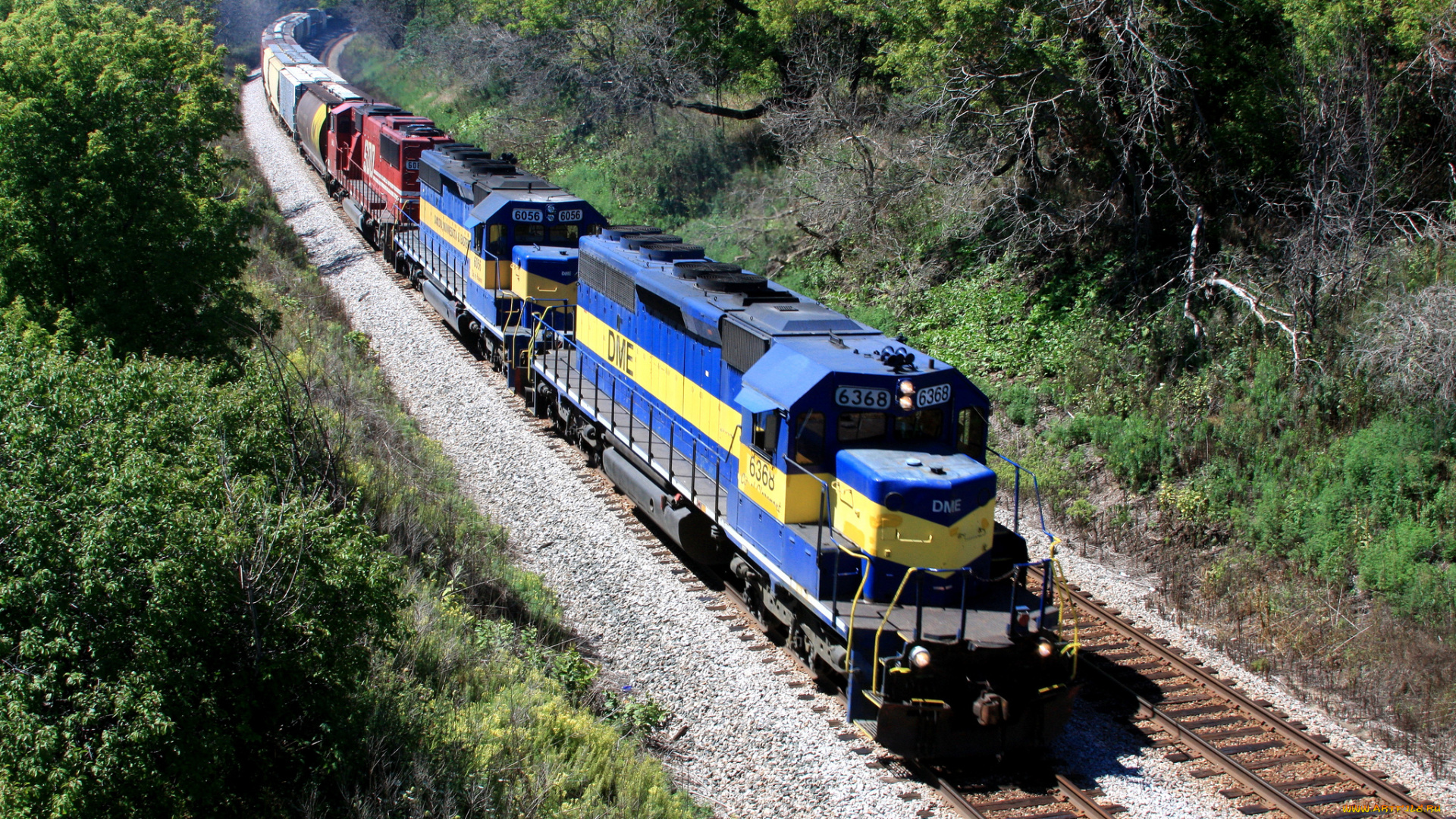 техника, поезда, железная, дорога, рельсы, локомотив, состав