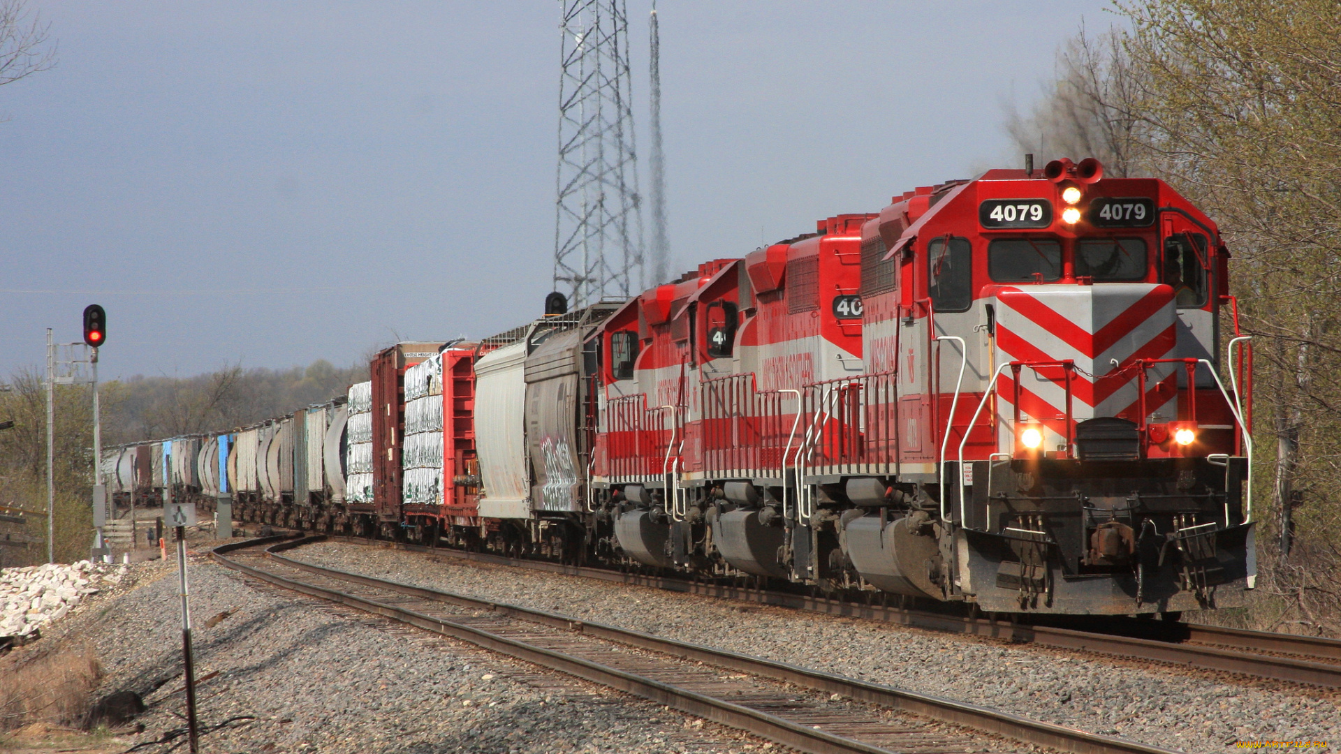 техника, поезда, железная, дорога, рельсы, локомотив, состав