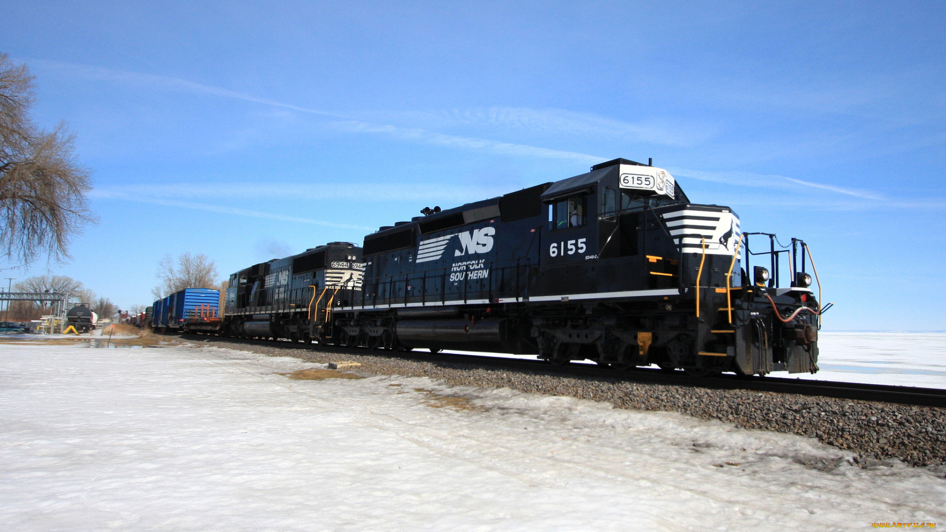 техника, поезда, железная, дорога, рельсы, локомотив, состав