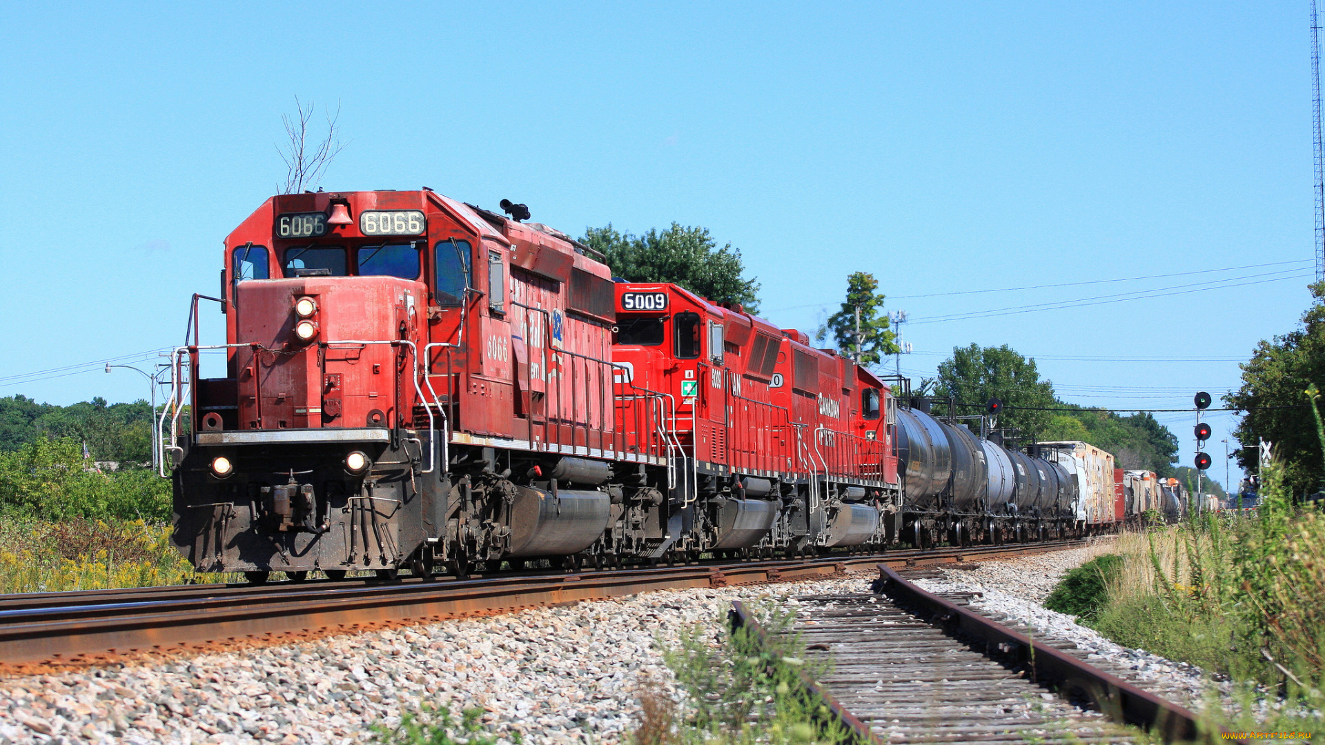 техника, поезда, железная, дорога, рельсы, локомотив, состав