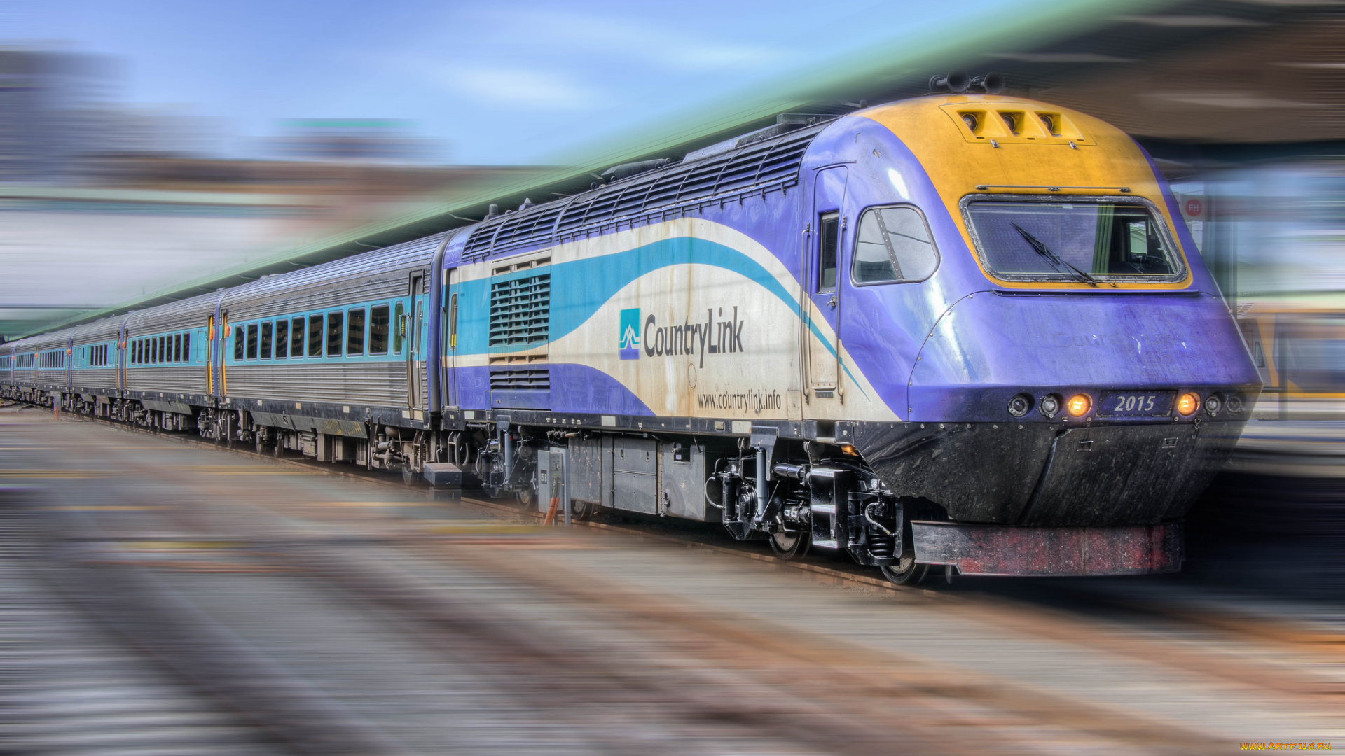 техника, поезда, железная, дорога, рельсы, локомотив, состав