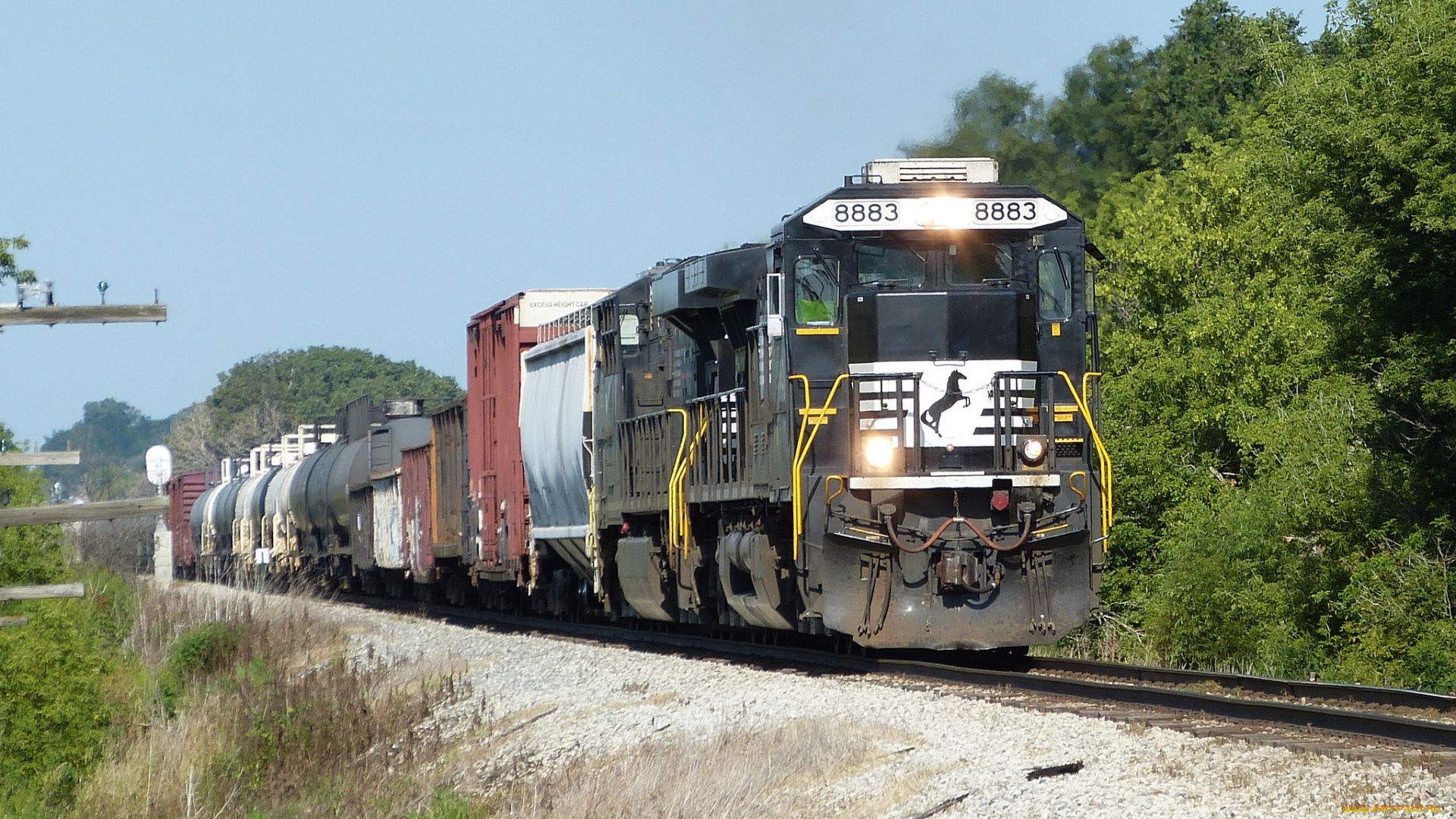 техника, поезда, железная, дорога, рельсы, локомотив, состав