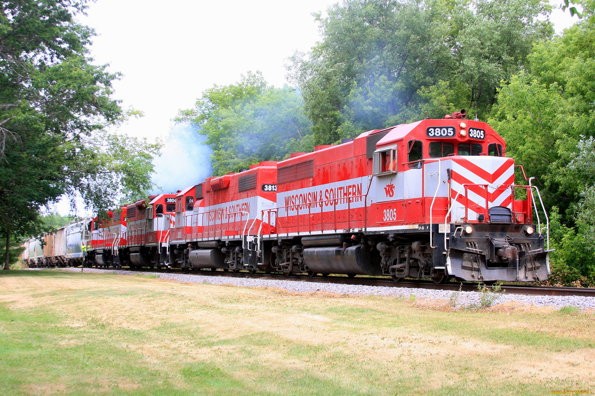 техника, поезда, железная, дорога, рельсы, локомотив, состав