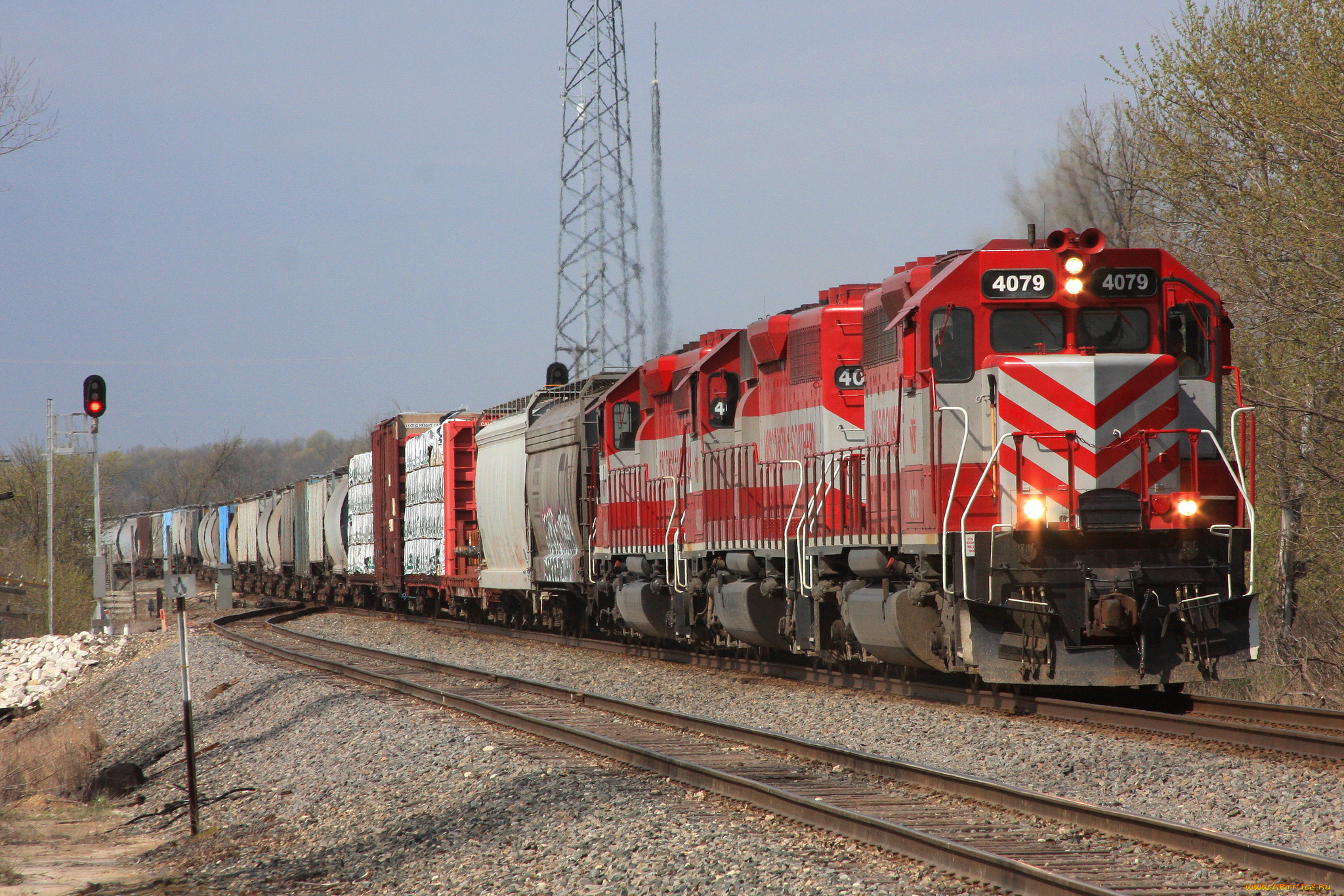 техника, поезда, железная, дорога, рельсы, локомотив, состав