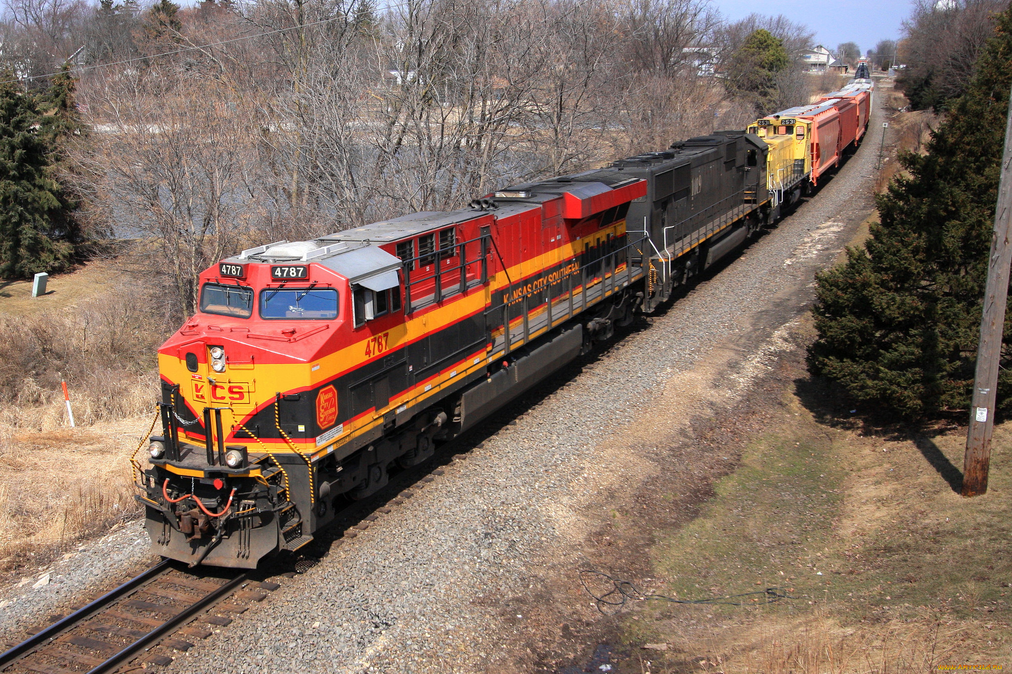 техника, поезда, железная, дорога, рельсы, локомотив, состав