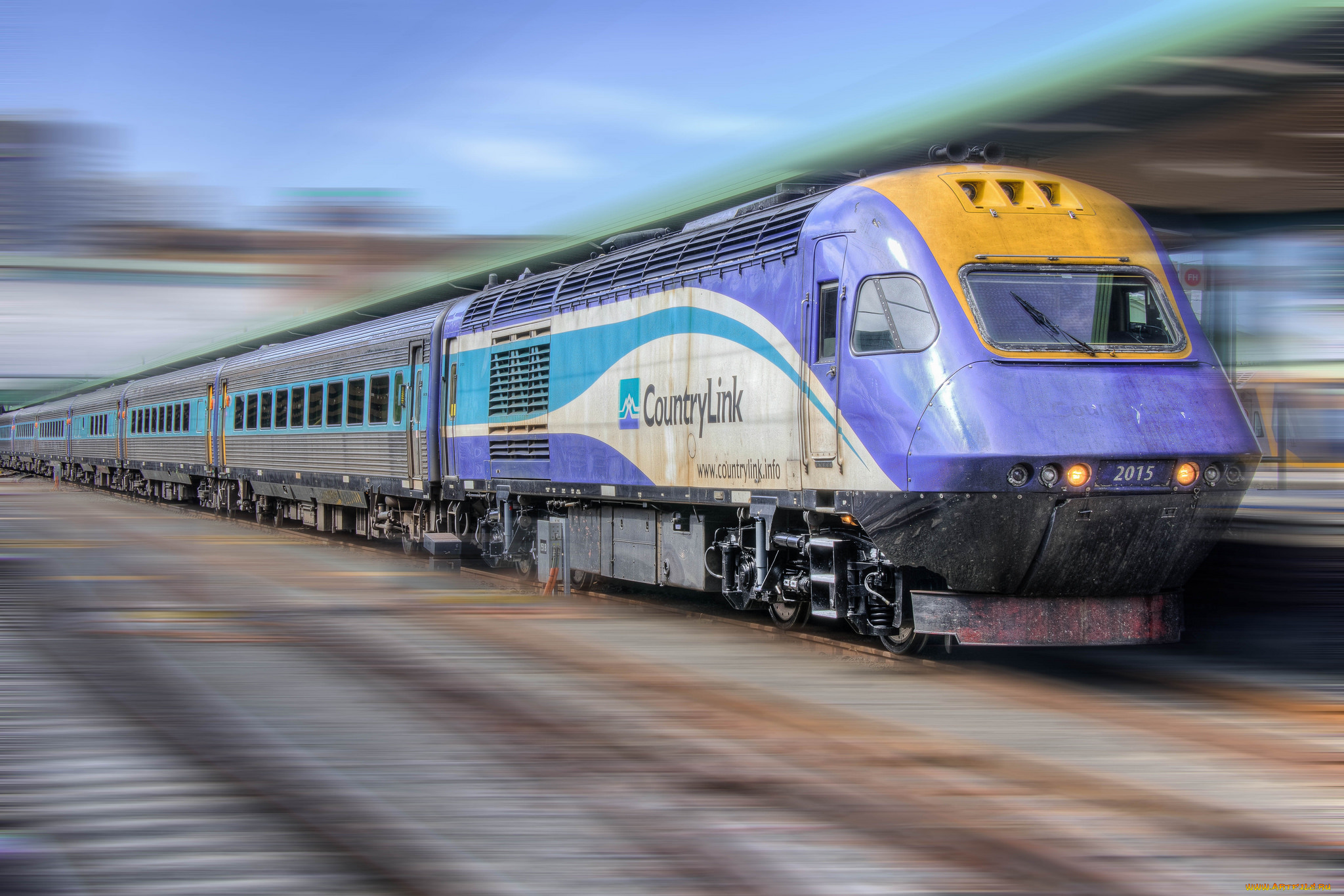 техника, поезда, железная, дорога, рельсы, локомотив, состав