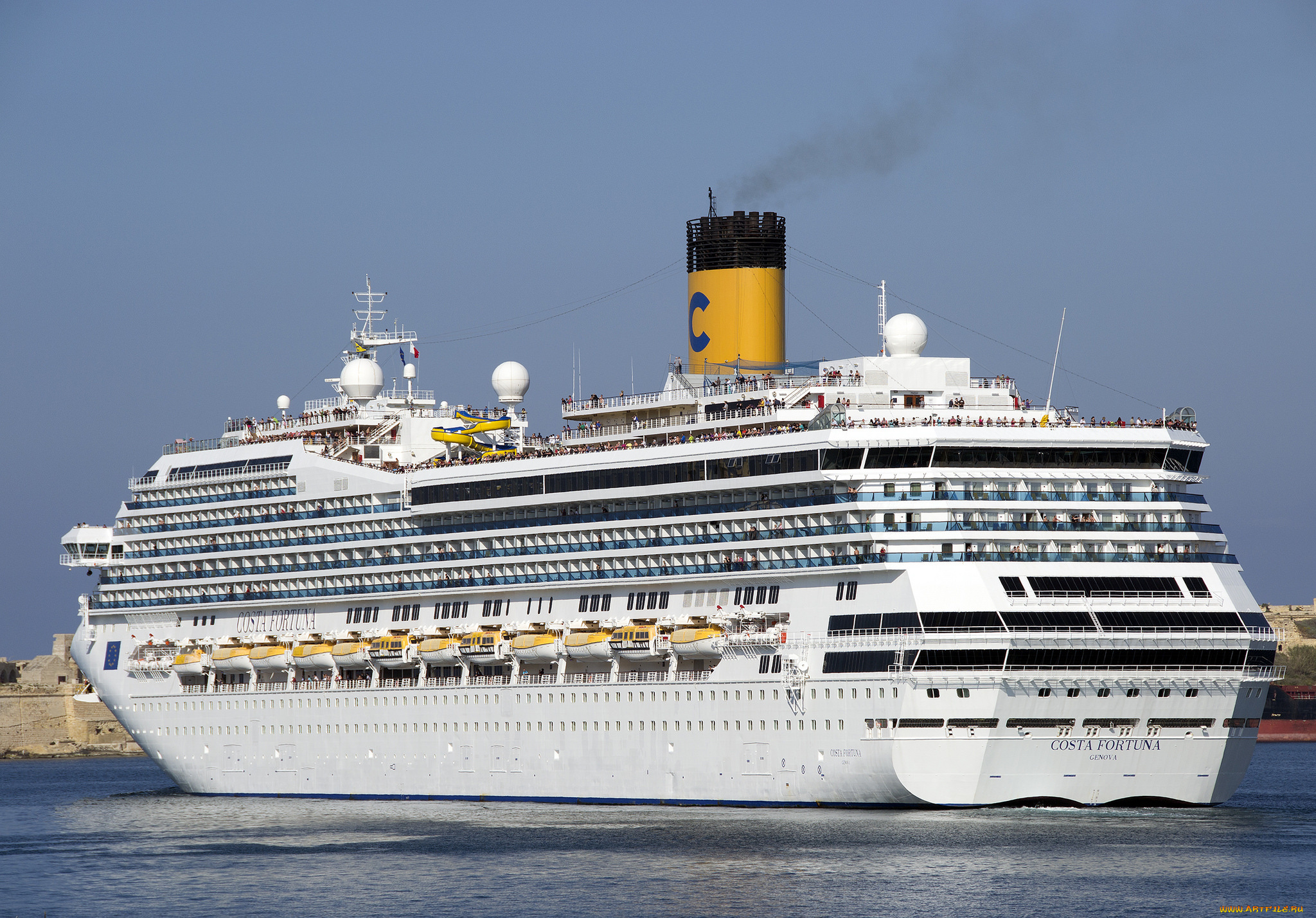 costa, fortuna, корабли, лайнеры, лайнер, круизный