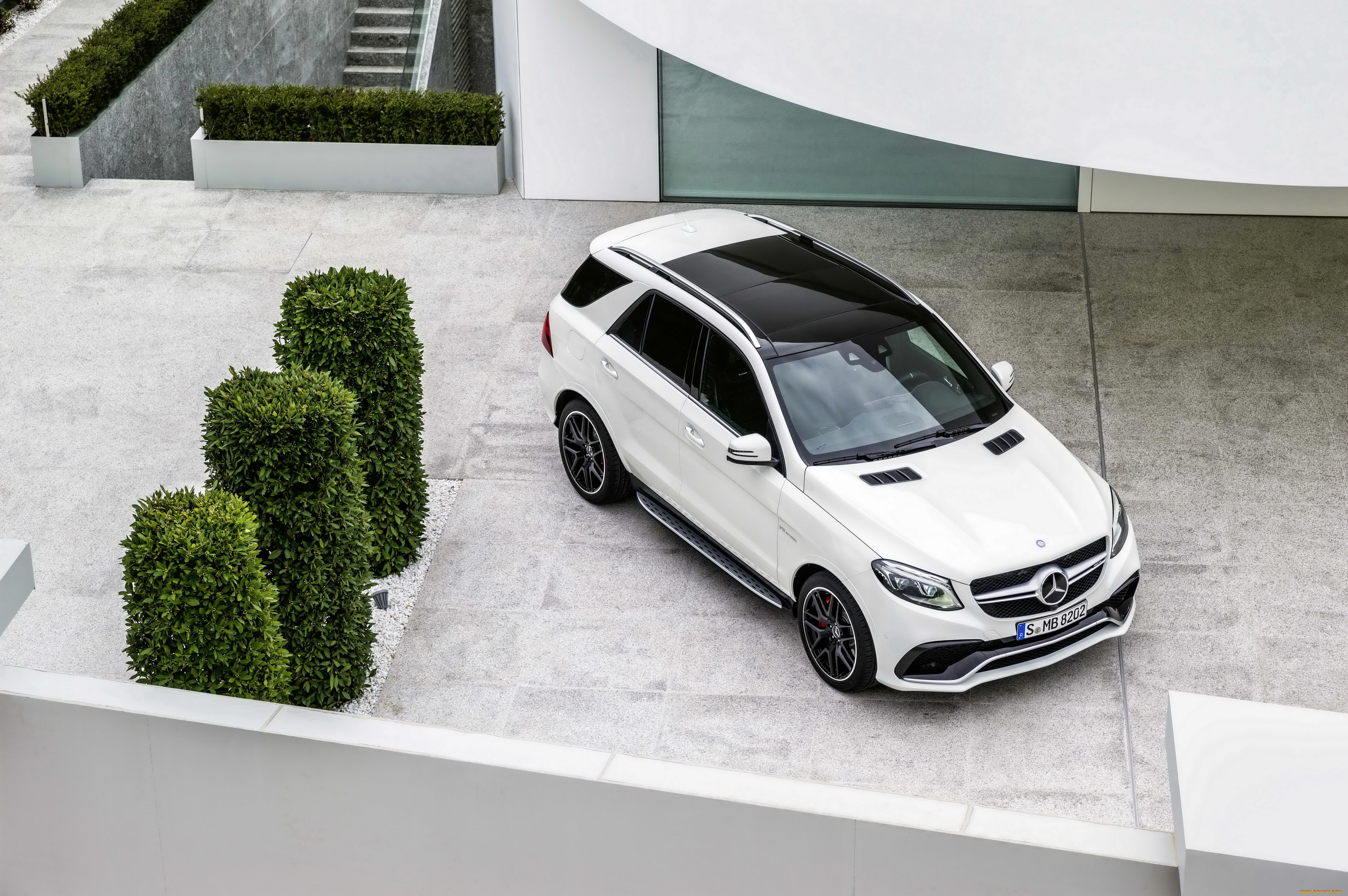 2015, mercedes-benz, gle, 63, amg, автомобили, mercedes-benz, белый, тюнинг