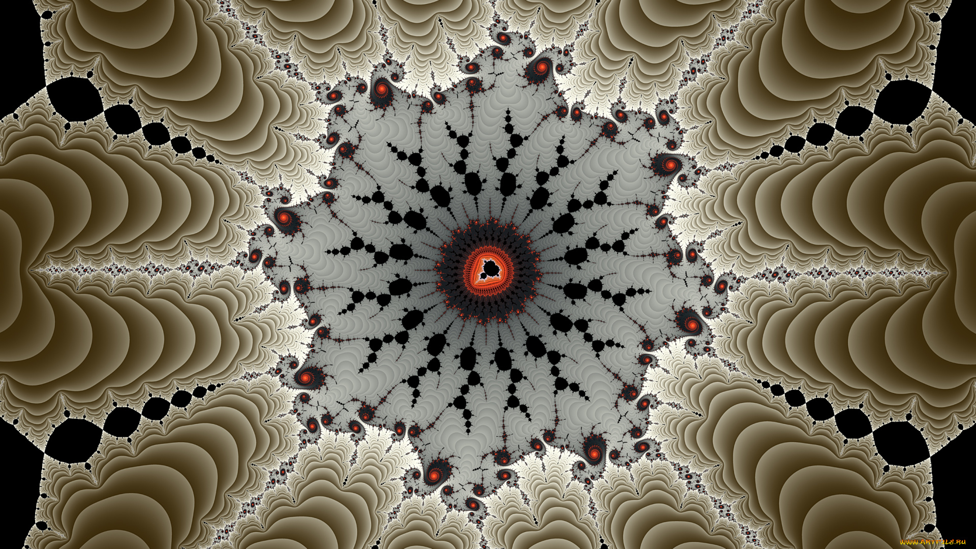 3д, графика, фракталы, , fractal, узор, фон, цвета