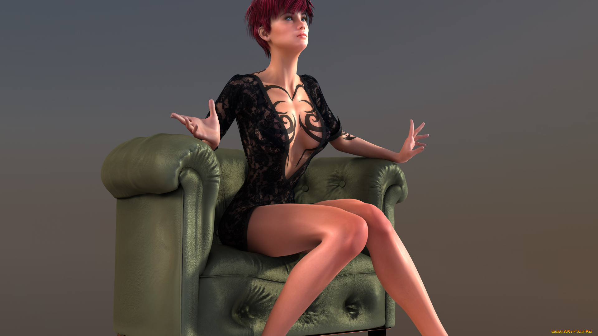 3д, графика, люди, , people, фон, взгляд, девушка