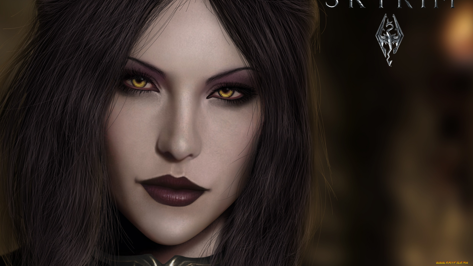 видео, игры, the, elder, scrolls, v, , skyrim, девушка