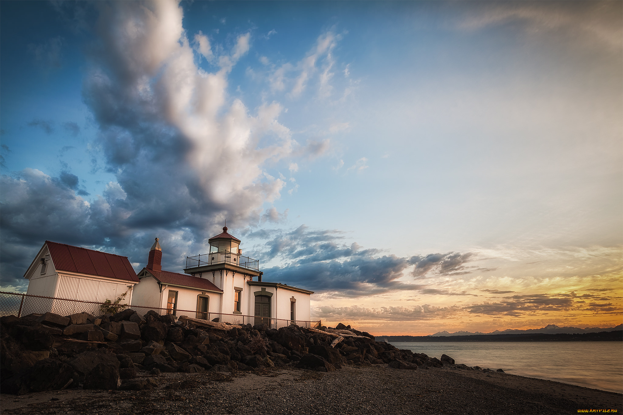 природа, маяки, маяк, побережье