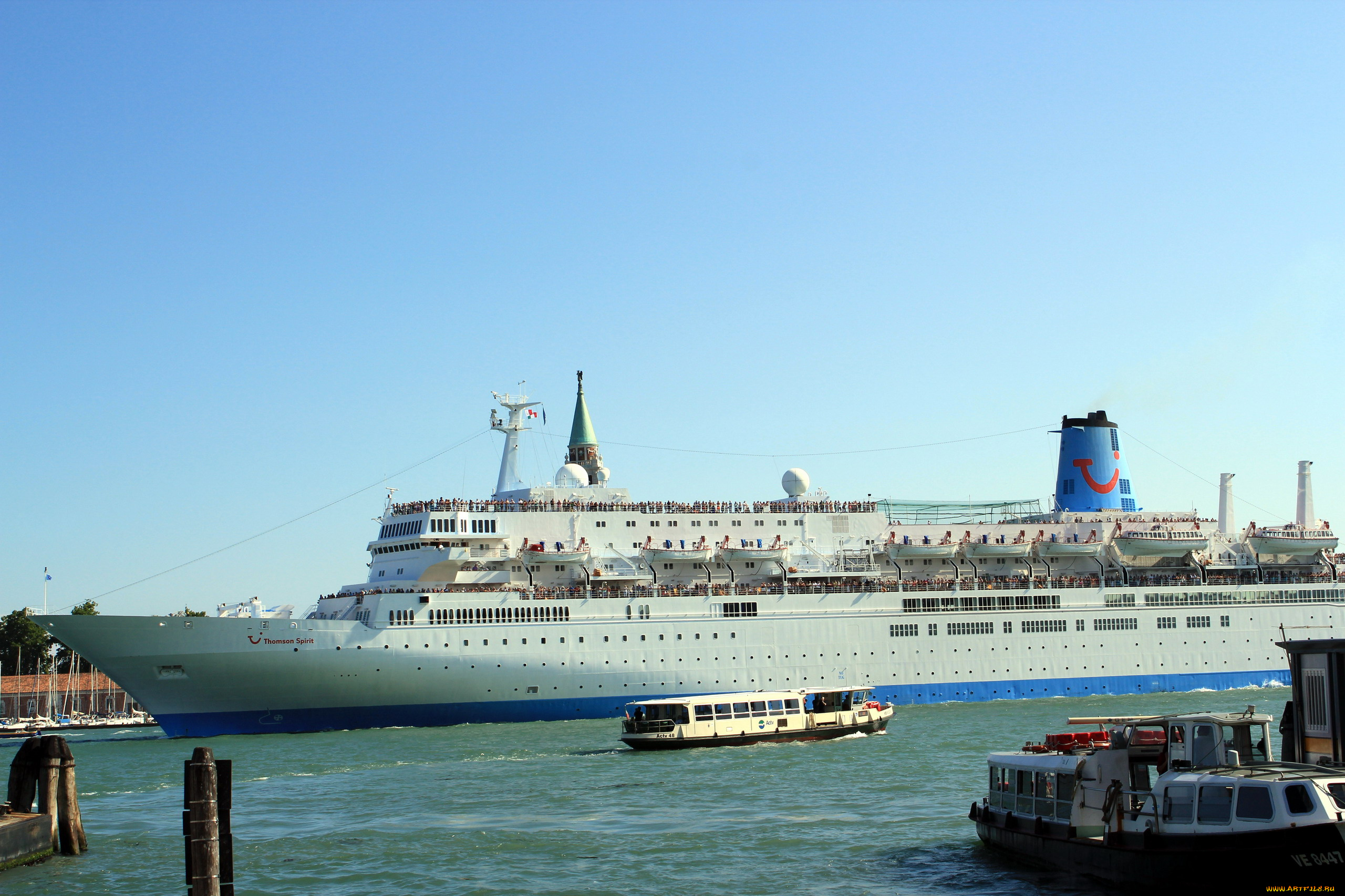 корабли, лайнеры, огромный