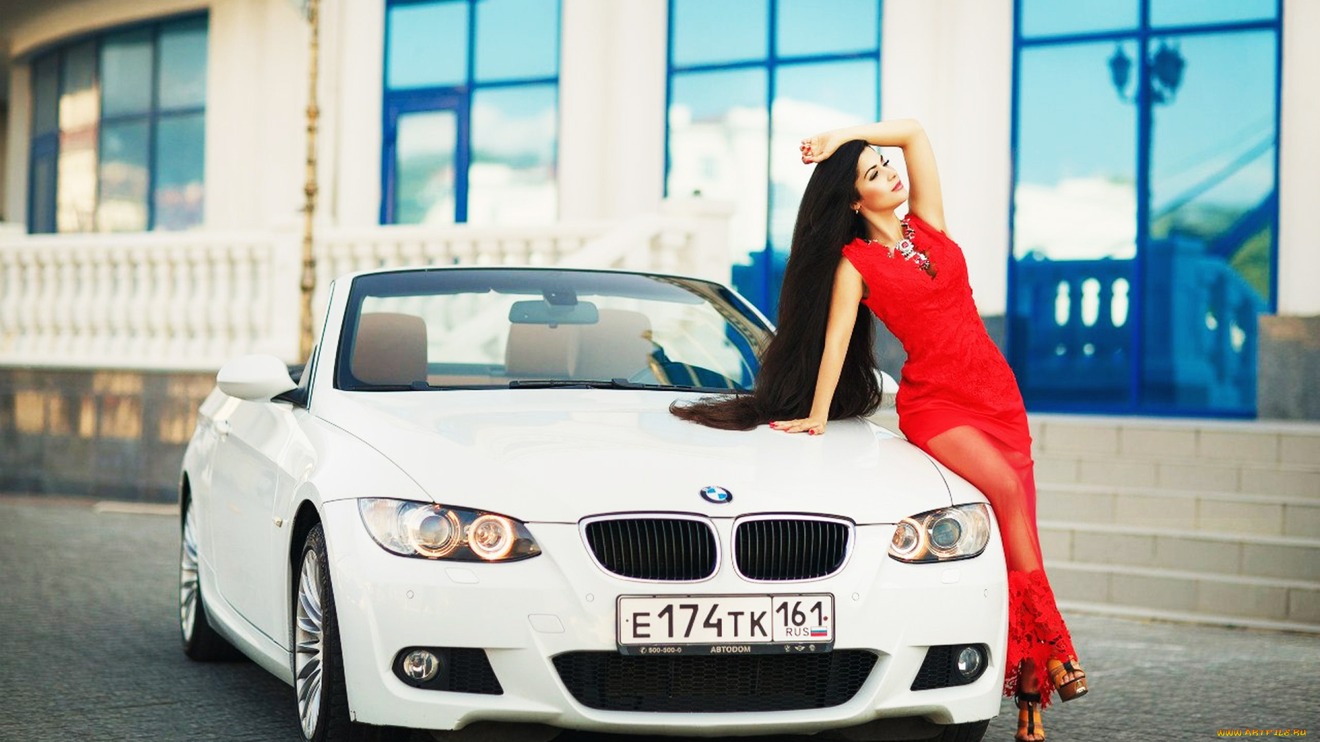 bmw, girl, 43, автомобили, -авто, с, девушками, girl, белый, bmw