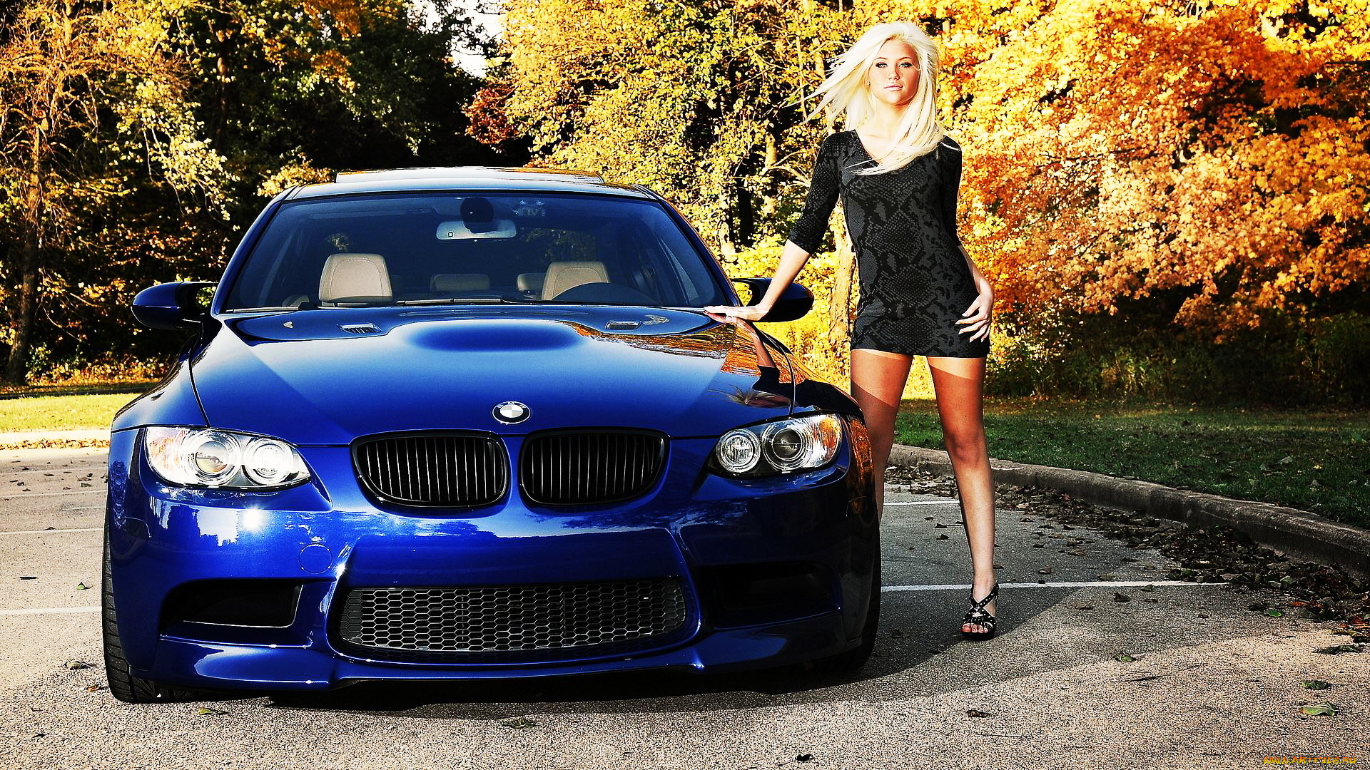 bmw, girl, 6, автомобили, -авто, с, девушками, синий, girl, bmw