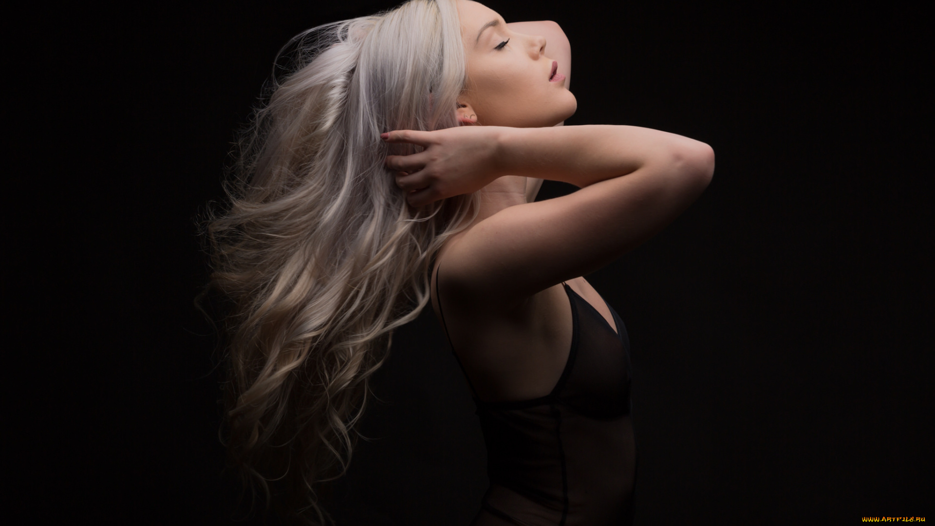 девушки, -unsort, , блондинки, лицо, взгляд