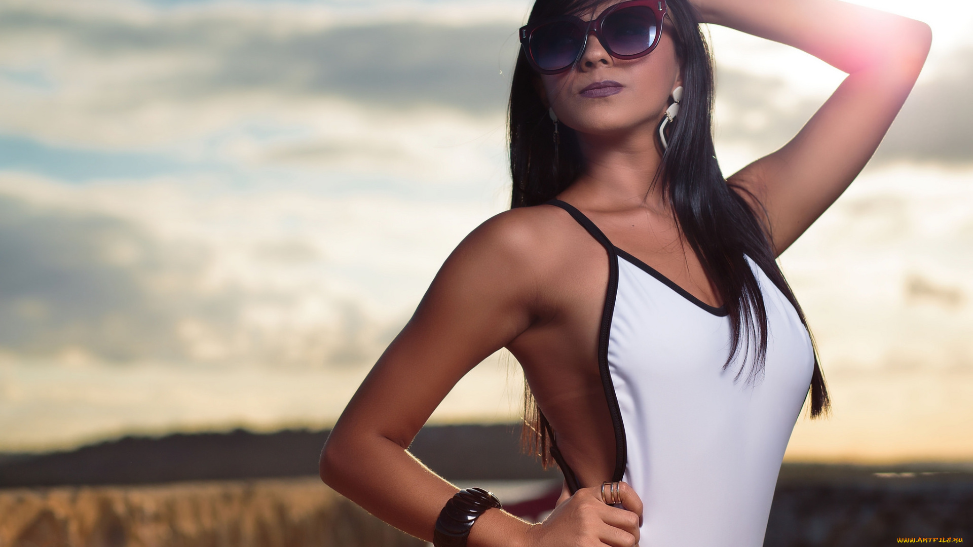 девушки, -unsort, , брюнетки, , шатенки, взгляд, лицо