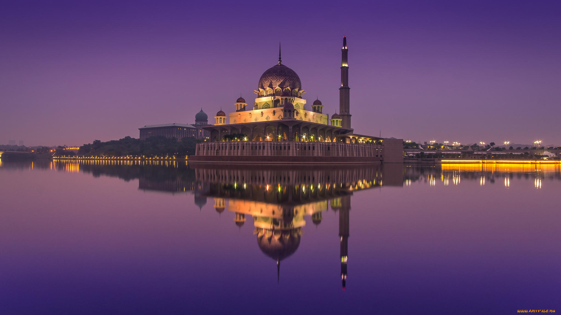 города, -, мечети, , медресе, малайзия, куала-лумпур, путраджайская, мечеть